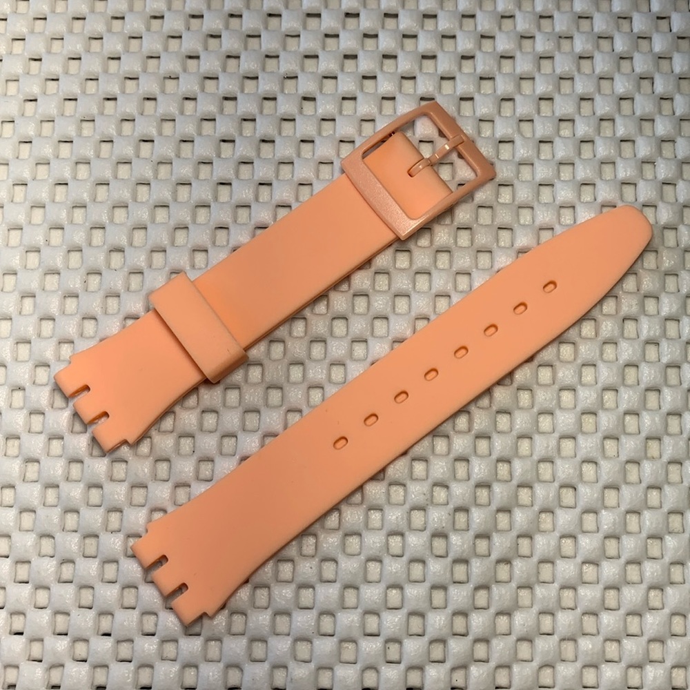 Peach Watch Band (Strap Only) - fits Swatch Gent model
